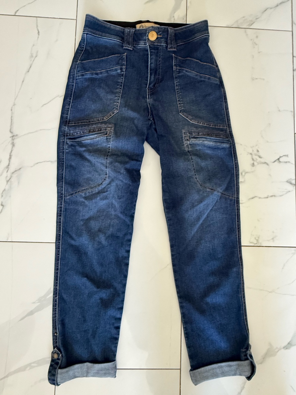 Democracy Women's Dark Indigo Ankle Crop Jeans
